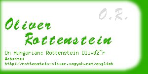 oliver rottenstein business card